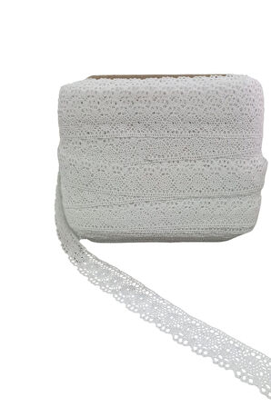 Kopanaki Dantel en 4 cm Beyaz 5 Metre