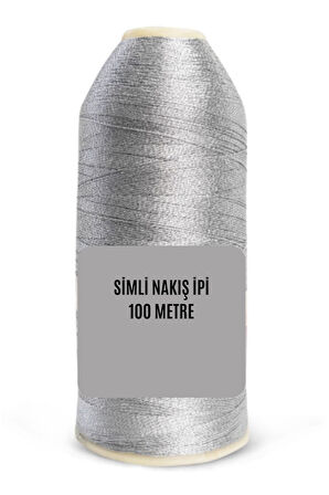 Nakış Simi 100 Metre Gümüş