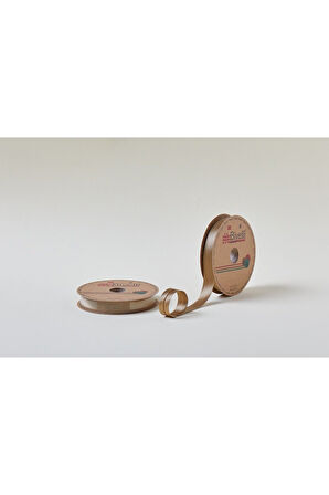 Biye Saten Katlı 033 Hardal 2 cm 25 Metre %100 Polyester