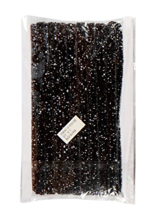 Silikon Yapışkanlı Taş Siyah 1 Metre 1 cm 10 metre