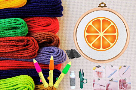 Punch Seti Nakış Seti Kasnaklı Kendin Yap Seti Seri 48