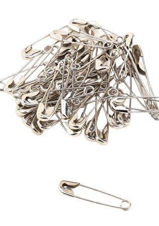 Çengelli İğne 50'li Gümüş Kutuda 3cm