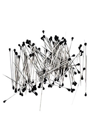 Minelli İğne Kutulu Siyah Başlı 100'lü