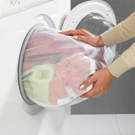 BUFFER® Büyük Boy File Çamaşır Torbası 80x100 cm | Hassas Yıkama Filesi | Yorgan, Perde, Nevresim Yıkama Torbası