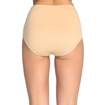 2 Adet Tutku Kadın Yüksek Bel Bato Kalın Lastik Külot S7
