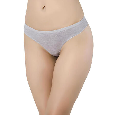 6 adet Süper Eko Set Likralı Kadın Slip Külot Siyah Ten Beyaz