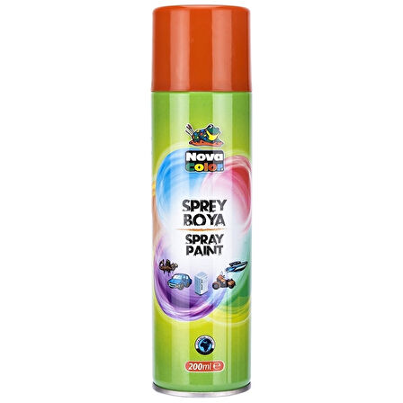 Nova Color Sprey Boya 200 Ml Turuncu