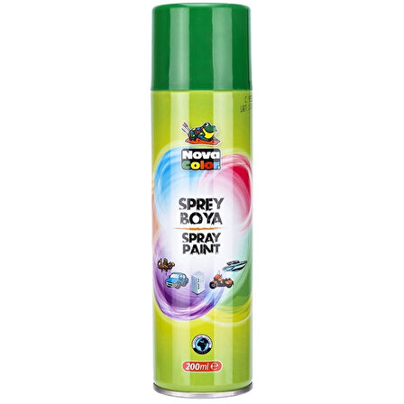 Nova Color Sprey Boya 200 Ml Yeşil