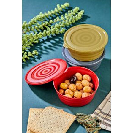 Harmony Kapaklı Yonca Kase 3'lü Royaleks-HT-002