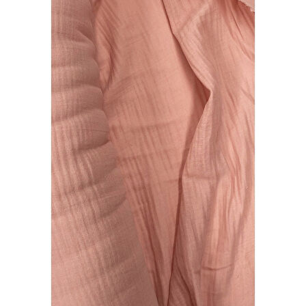 Çok Amaçlı Müslin Pamuklu Bebek Örtü ve Battaniye Kumaşı Müslin Bez Pudra 30K