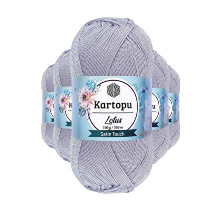 5 Adet Lotus Bikini Büstiyer Bluz Örgü İpi K714 Gri