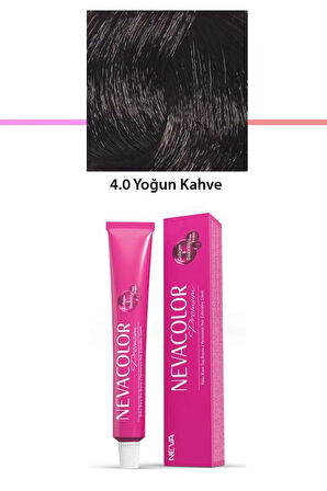 Premium 4.0 Yoğun Kahve - Kalıcı Krem Saç Boyası 2 X 50 g Tüp
