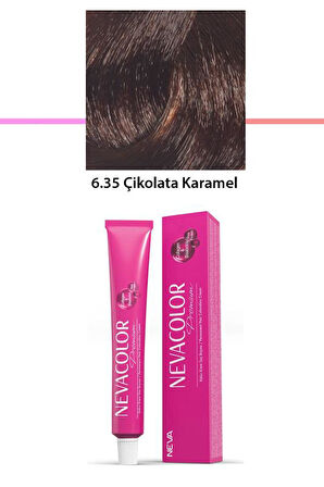 Premium 6.35 Çikolata Karamel - Kalıcı Krem Saç Boyası 2 X 50 g Tüp