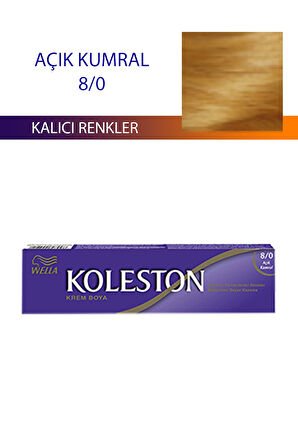Single Tüp Boya Saç Boyası Açık Kumral 8/0