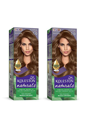 Naturals Saç Boyası Kumral 7/0 2x Paket