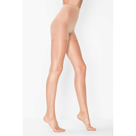 1 Adet Kadın Super İnce Mat 15 Den Külotlu Çorap Ten