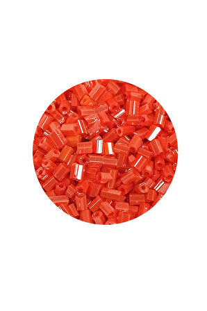 Kesme Cam Boncuk 2mm - 20 Gram - Mercan Kırmızı -BNC310