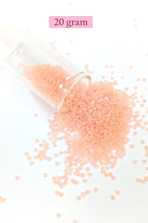 Dökme Cam Kum Boncuk (11/0) 2 mm - 4 Renk - Toplam 80 Gram - BNC405