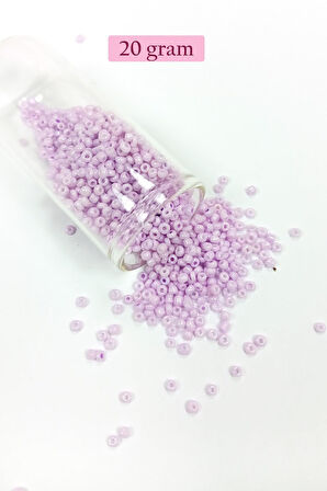 Dökme Cam Kum Boncuk (11/0) 2 mm - 4 Renk - Toplam 80 Gram - BNC400