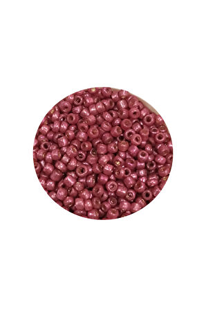 Dökme Cam Kum Boncuk (11/0) 2 mm - 60 Gram - Koyu Pembe - BNC046