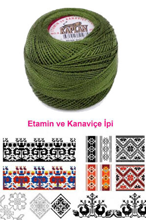 Kaplan Etamin Ve Kanaviçe İpi 8 No Kod/Renk: 116 - Royaleks