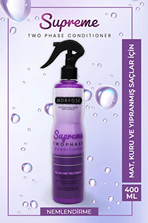 Çift Fazlı Supreme Kondisyoner Fön Suyu 400 ML - mrfs