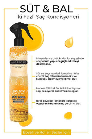 Çift Fazlı Süt & Bal Kondisyoner Fön Suyu 240 ML - mrfs