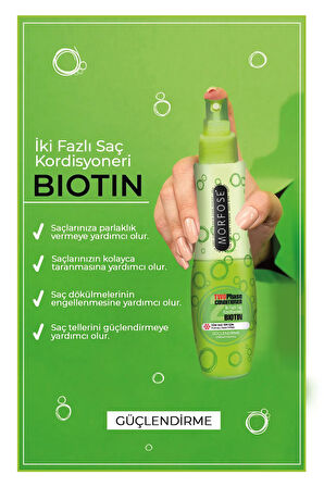 Biotin Çift Fazlı Saç Kondisyoner Fön Suyu 240 ML - mrfs