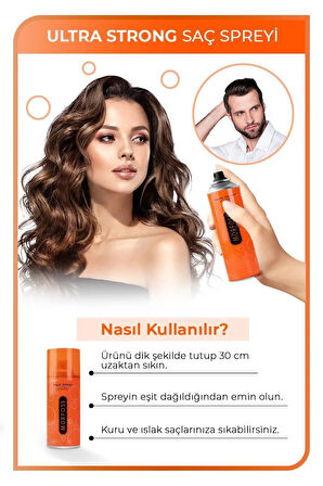 Ultra Strong Saç Spreyi 75 ML - Güçlü Tutuş - mrfs