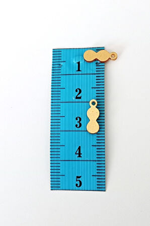 Oya Abiye Bileklik Kolye Pleksi Metalik Plastik Pul Altın Renk 8 gram 100 adet - BNC492