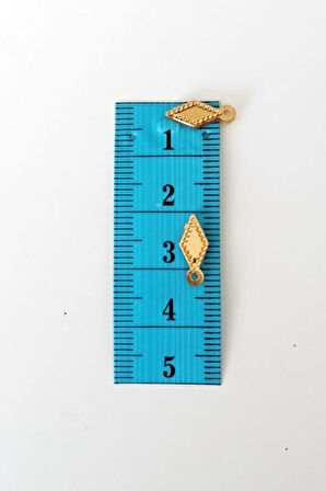 Oya Abiye Bileklik Kolye Pleksi Metalik Plastik Pul Altın Renk 8 gram 100 adet - BNC490