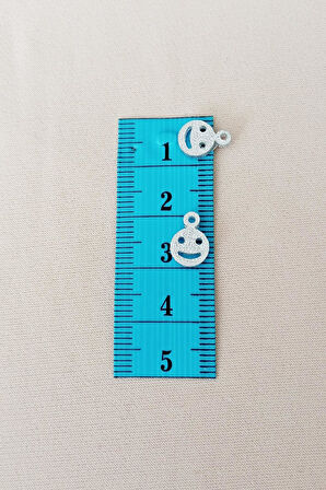 Oya Abiye Bileklik Kolye Pleksi Metalik Plastik Pul Gümüş Renk 24 gram 255 adet - BNC585