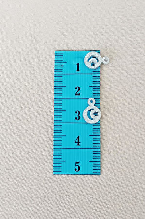 Oya Abiye Bileklik Kolye Pleksi Metalik Plastik Pul Gümüş Renk 24 gram 300 adet - BNC576