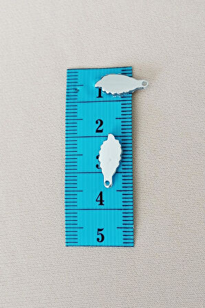 Oya Abiye Bileklik Kolye Pleksi Metalik Plastik Pul Gümüş Renk 24 gram 210 adet - BNC572