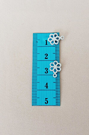 Oya Abiye Bileklik Kolye Pleksi Metalik Plastik Pul Gümüş Renk 8 gram 100 adet - BNC528