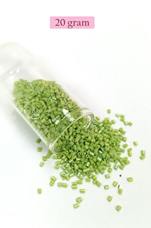 Kesme Cam Boncuk 2mm - 4 Renk - Toplam 80 Gram - BNC440