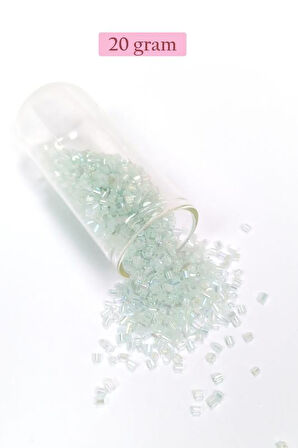 Kesme Cam Boncuk 2mm - 4 Renk - Toplam 80 Gram - BNC439