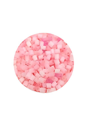 Kesme Cam Boncuk 2mm - 60 Gram - Şeker Pembe - BNC398