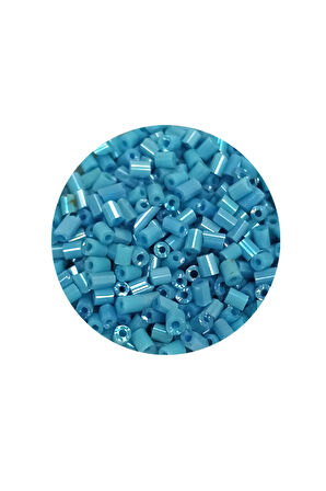 Kesme Cam Boncuk 2mm - 60 Gram - Camgöbeği Mavi - BNC395