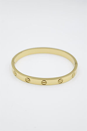 CRT Model Taşsız Bilezik - Altın