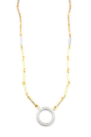 Zincirli Vip Kolye - Altın