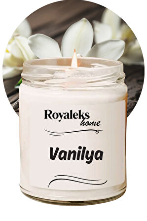 Doğal Özel Seri Kokulu Dekoratif Kavanoz Mum 210 cc - Vanilya - RYL
