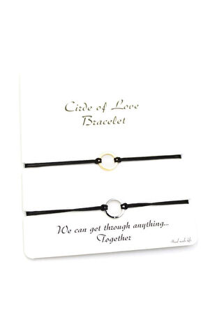 Arkadaş İp Bileklik - Siyah