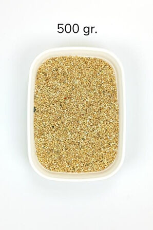 Muhabbet ve Tüm Egzotik Kuşlar İçin Doğal Taze Tane Sarı Darı - 500 gr