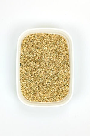 Muhabbet ve Tüm Egzotik Kuşlar İçin Doğal Taze Tane Sarı Darı - 1 kg