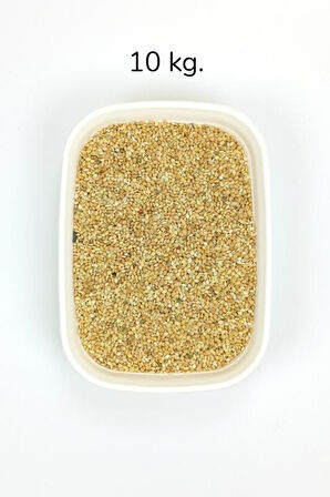 Muhabbet ve Tüm Egzotik Kuşlar İçin Doğal Taze Tane Sarı Darı - 10 kg