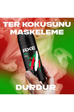 3 Adet Axe Africa Erkek Deodorant Sprey 150 ml