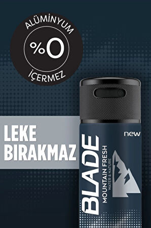 2 Adet Mountain Fresh Erkek Deodorant 150ml Leke Bırakmaz