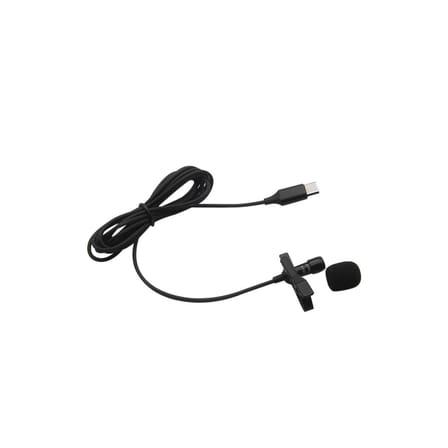 Type-c 2 Metre Double Mikrofon - Siyah