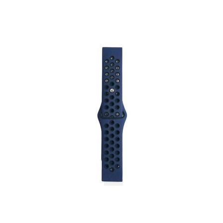 Watch 20mm Spor Delikli Kordon (saat Değildir) - Lacivert-siyah